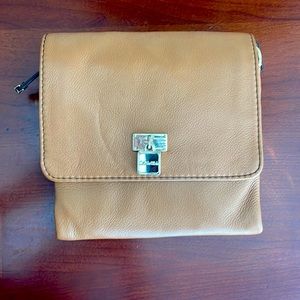 - Calvin Klein Tan Crossbody with Wallet organizer -EUC
